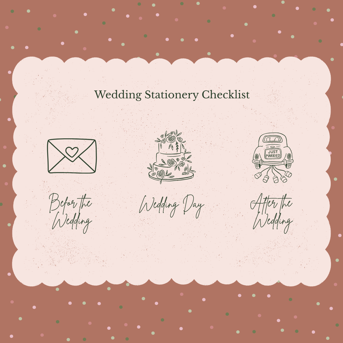 Wedding Stationery Checklist
