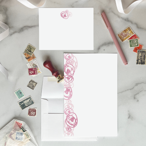 Smell the Roses Stationery Kit