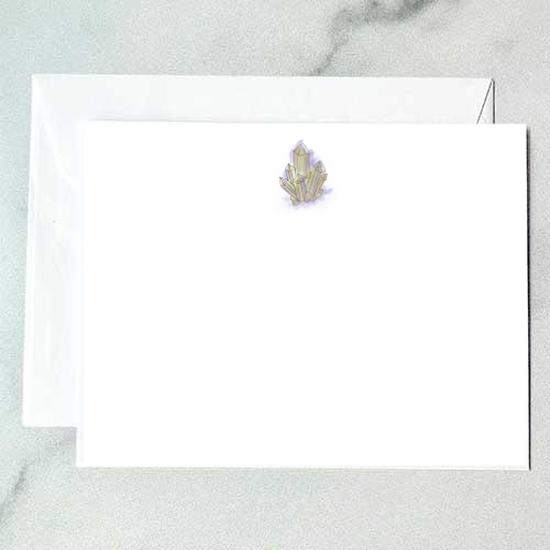 Magic Crystals Note Card