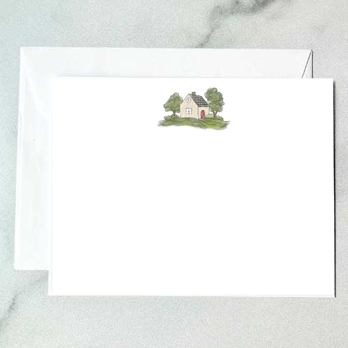Cottage House Note Card
