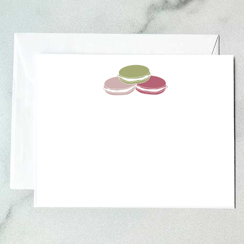 Macarons Note Card