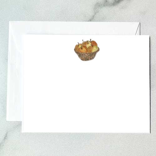 Basket of Apples Note Card