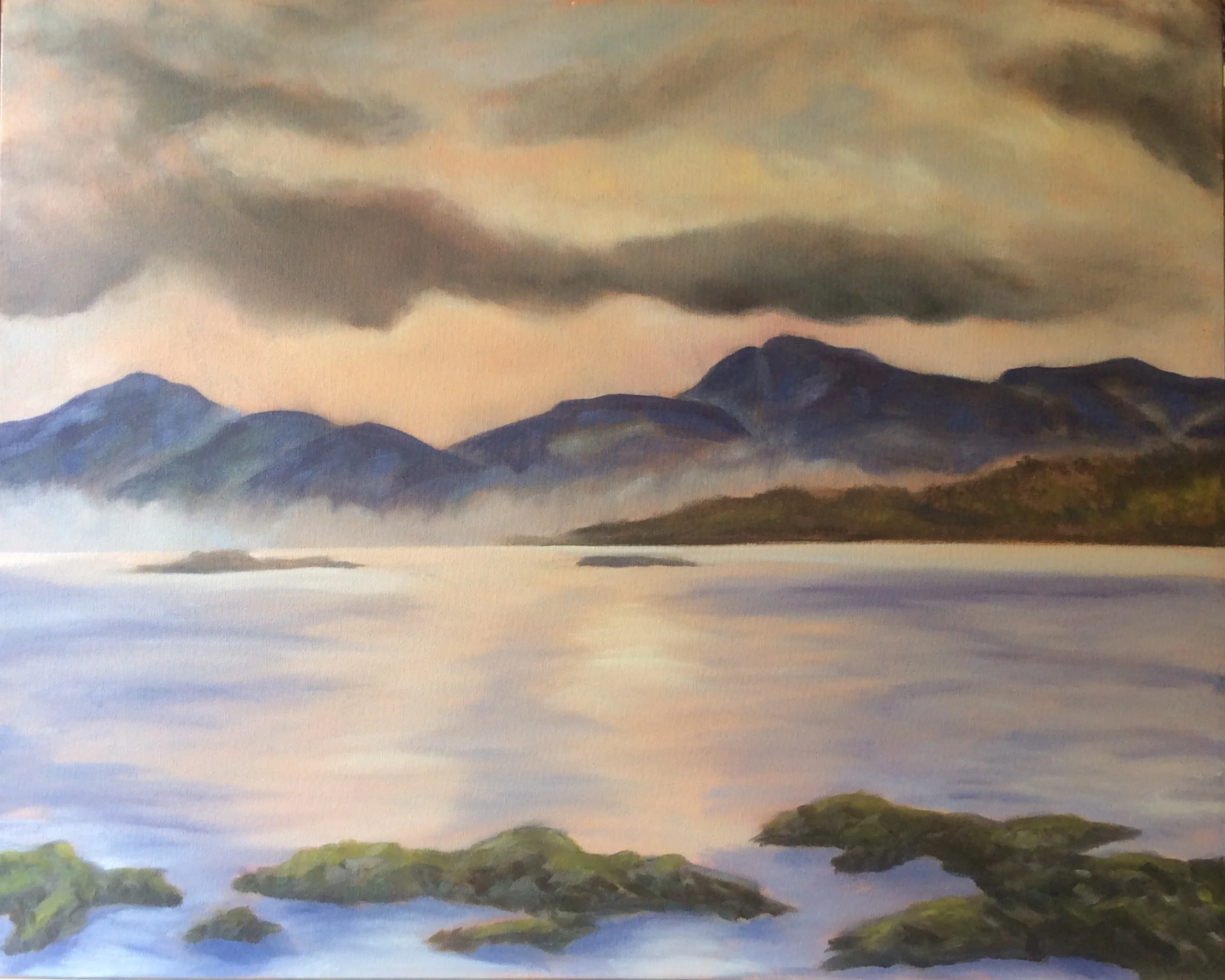   Clouds, Sky, and Sea    Oil 24 x 30   