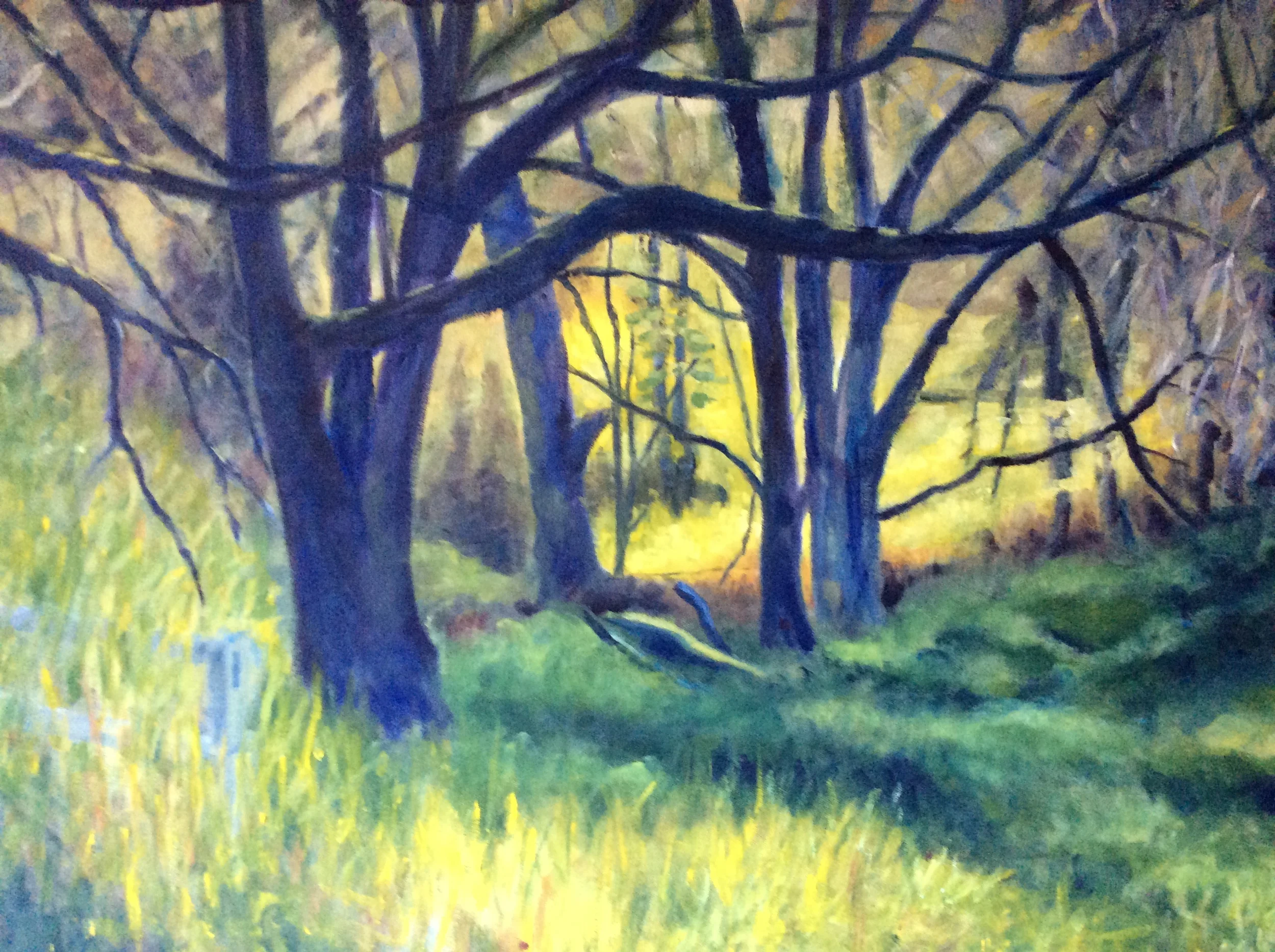   Rithet's Bog (SOLD)   Oil 24 x 30 &nbsp; 
