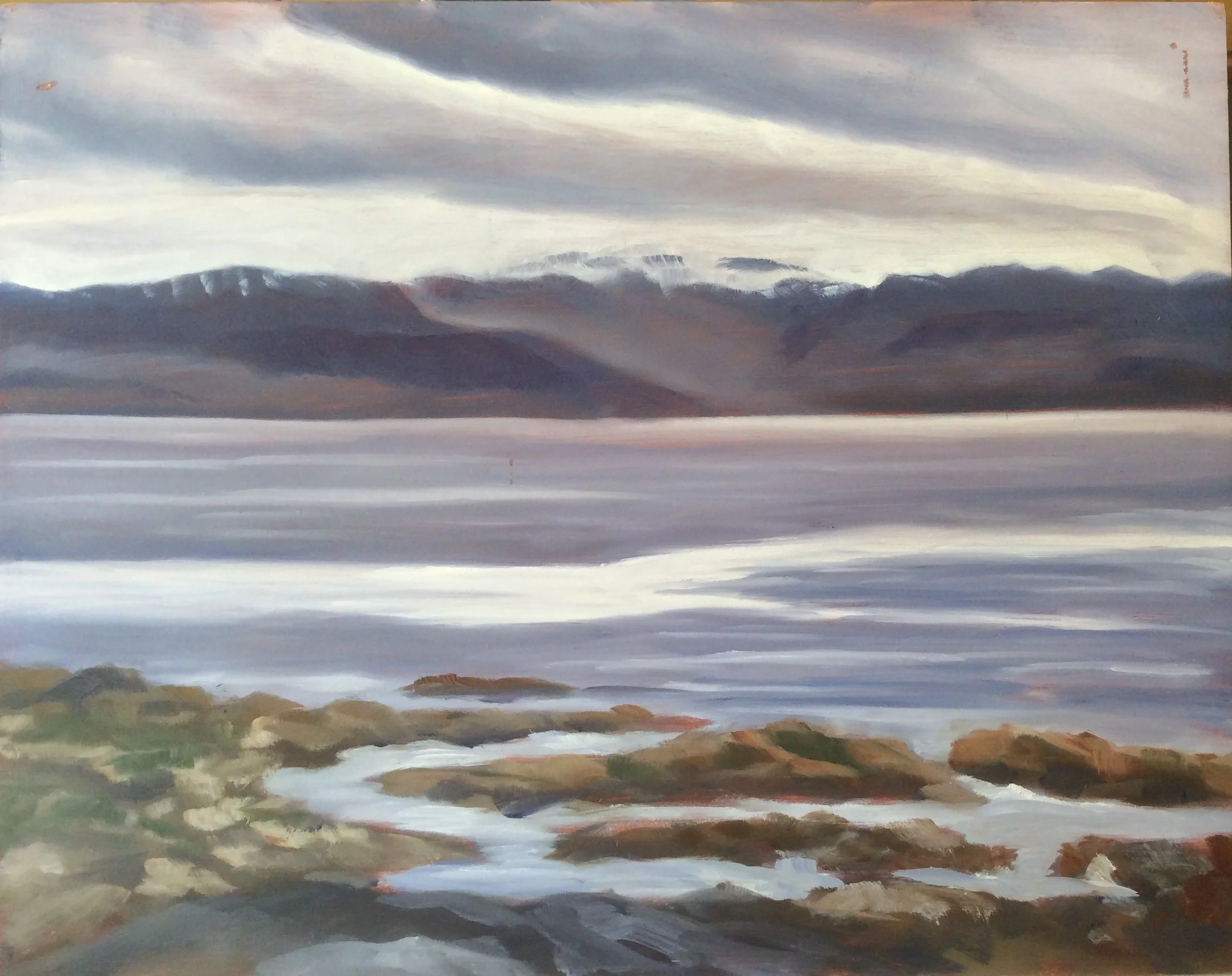   Beyond Clover Point (SOLD)   Oil 11 x 14 &nbsp; 