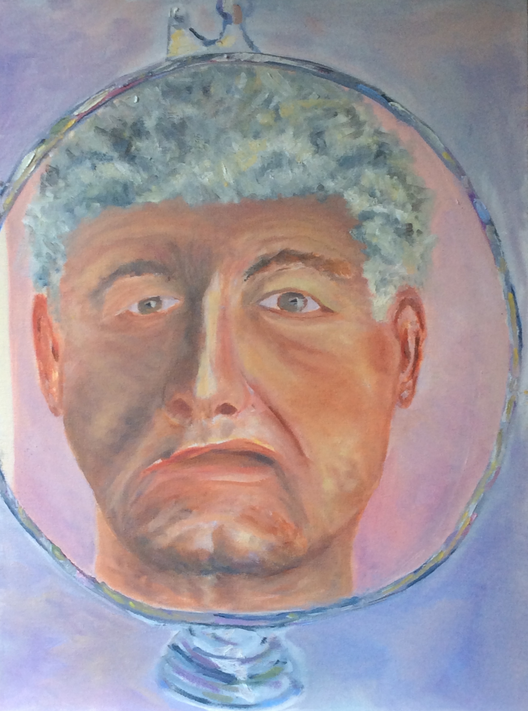 Self Portrait Oil 24 x 18