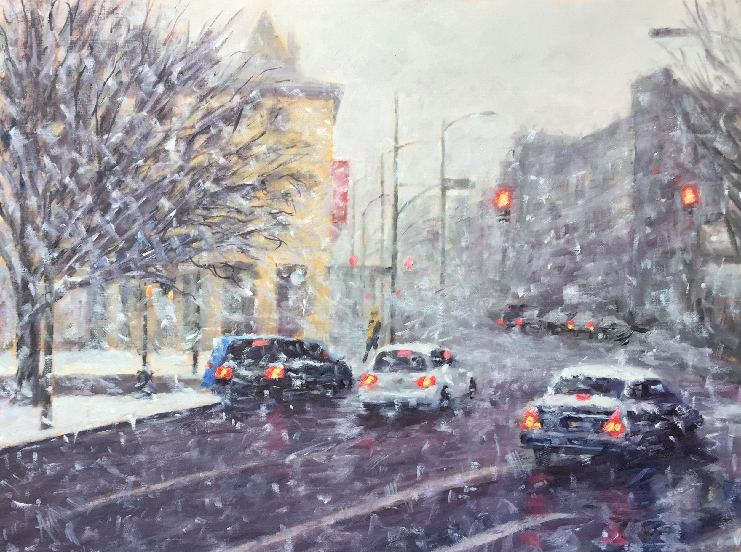 Stopping in the Snow Storm  (SOLD)