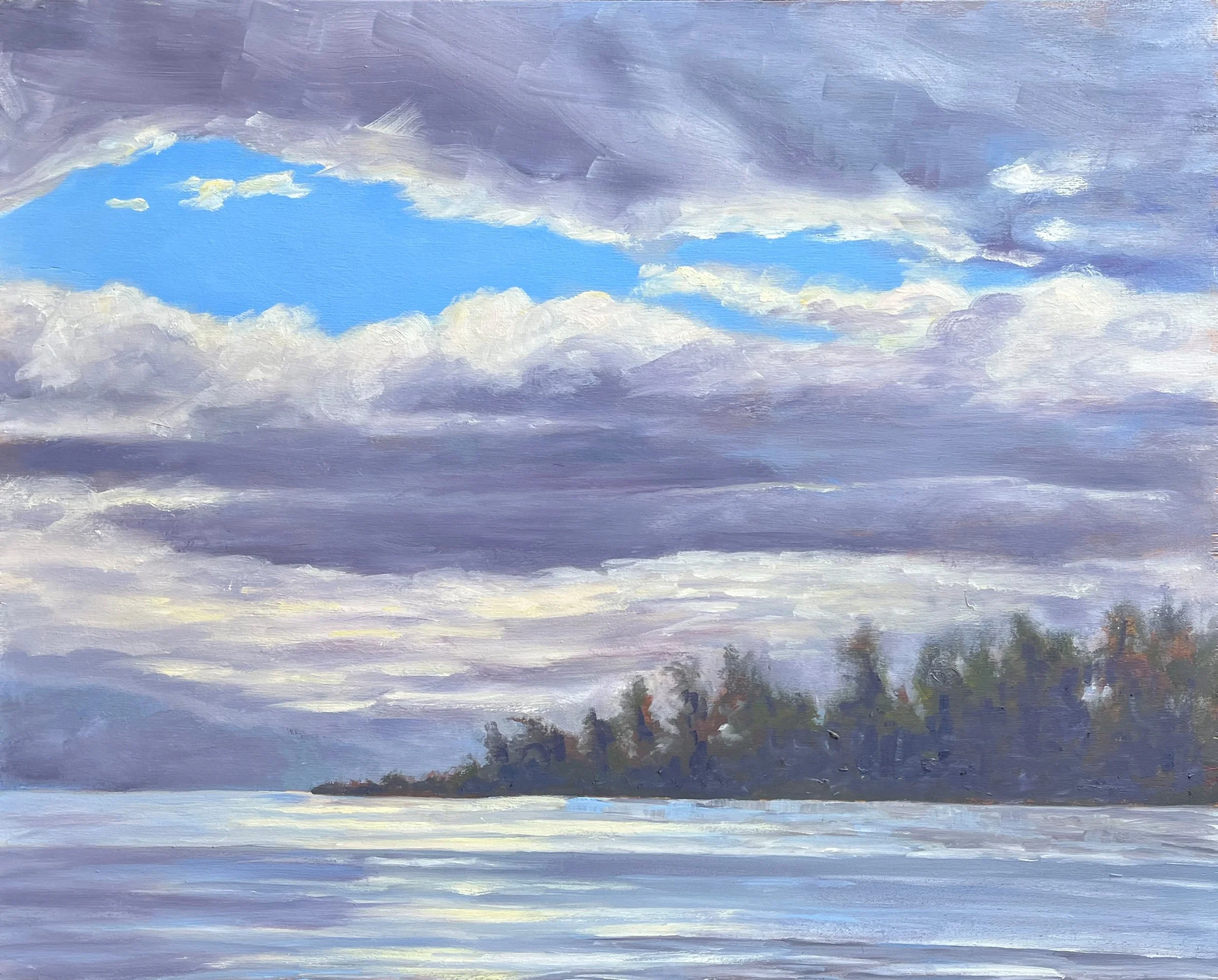 Home page, small paintings, large paintings, about me, galleries ...