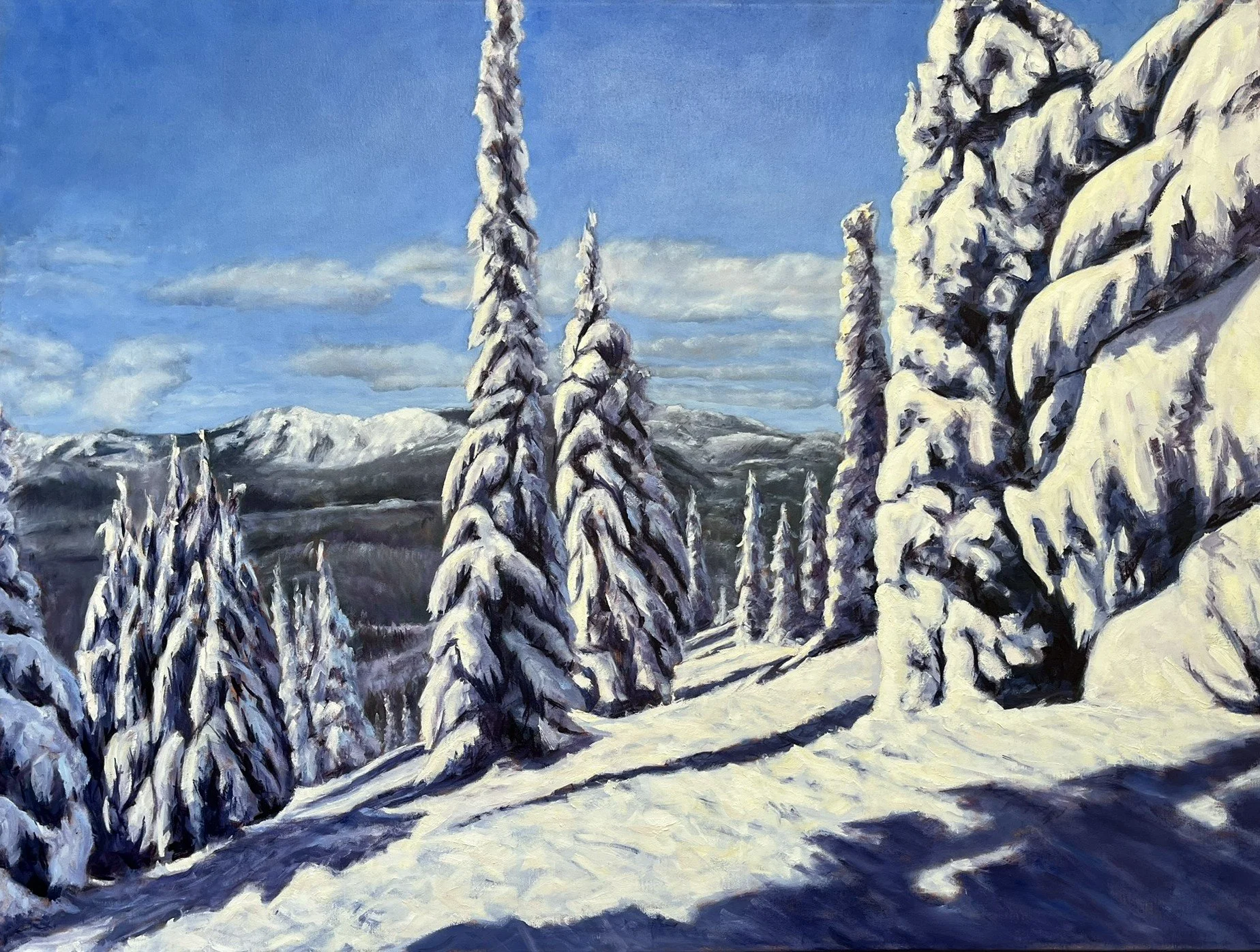 Late Morning Powder -- Mount Washington