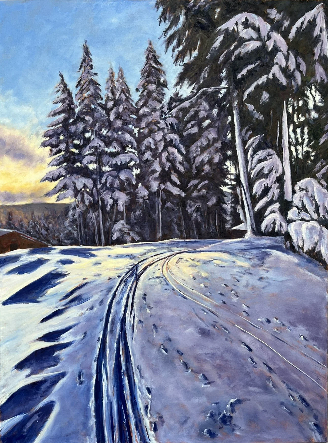 West Passage, Late Afternoon -- Mount Washington
