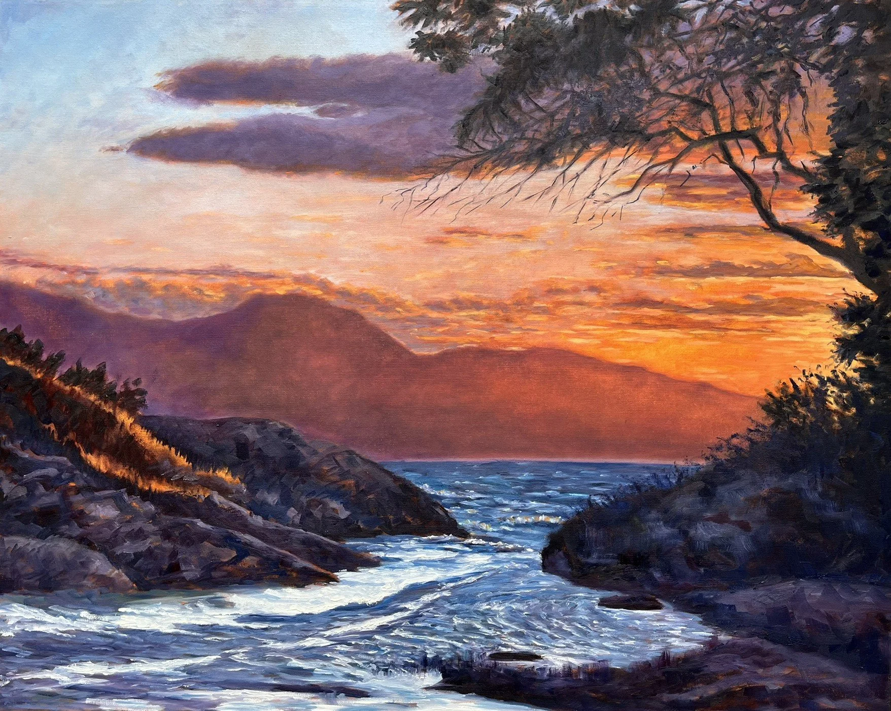 All in a Day, Rough and Windy Evening -- Smugglers' Cove