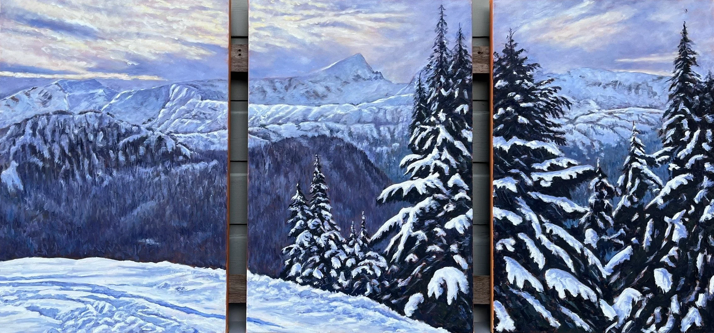 December Promise  -- Mount Albert Edward from Mount Washington (SOLD)