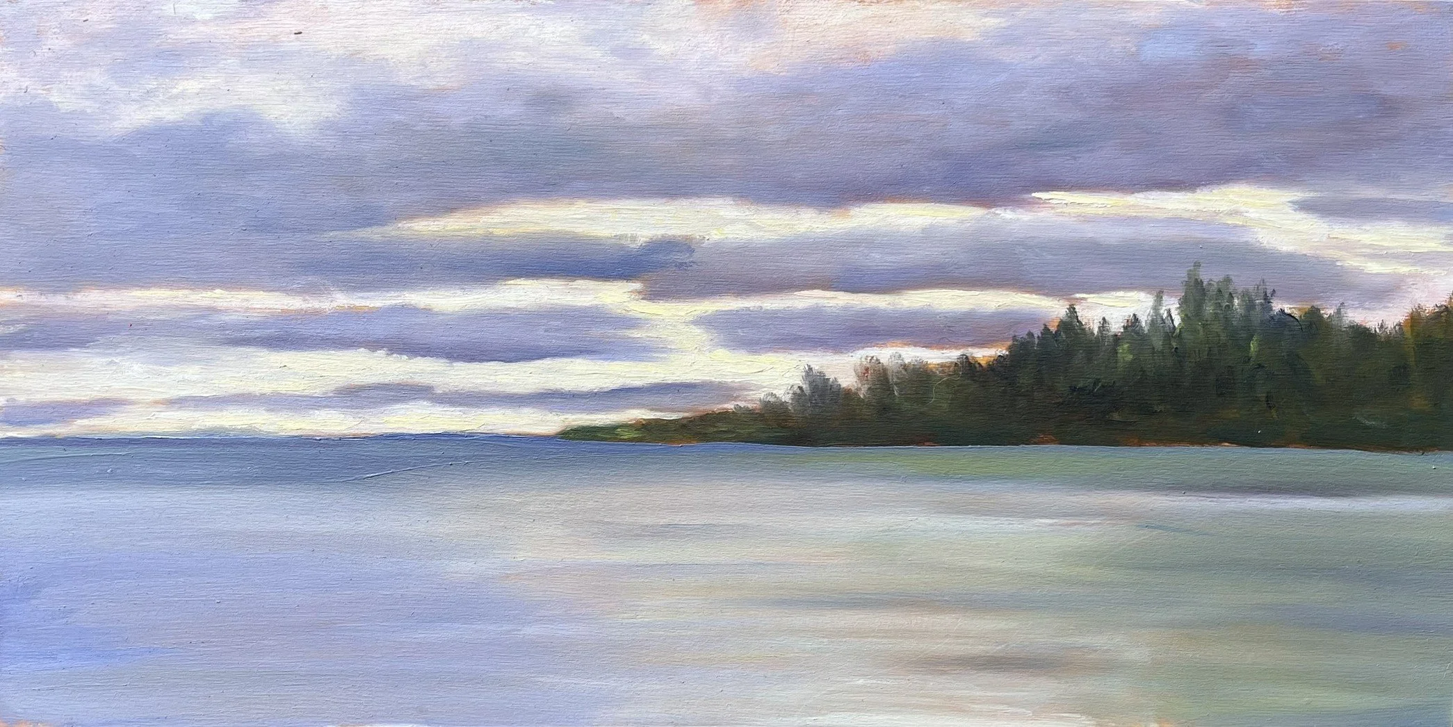 Grey Green Morning by the Sea