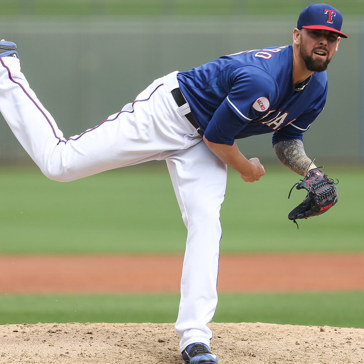 Anthony Ronald Ranaudo (Born September 9, 1989) Ranaudo is a professional baseball pitcher for the Texas Rangers. He pitched during his college baseball career for the LSU Tigers. He made his MLB debut with the Boston Red Sox in 2014. Source: http://m.mlb.com/news/article/112438398/elbow-discomfort-shortens-anthony-ranaudos-start-for-rangers