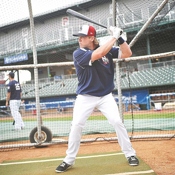 Ryan Schimpf (Born April 11, 1988) Schimpf played baseball in high school in Mandeville, Louisiana, where he continued on to play left field for Louisiana State University Tigers. During his college career he was considered a talented, hard-working player who enjoyed an excellent 2009, earning second-team All-SEC honors while being named Hitter of the Year in the state of Louisiana. He then signed with the Toronto Blue Jays in July 2009 after he was selected in the fifth round of the MLB Draft. Source: http://www.unionleader.com/apps/pbcs.dll/article?AID=/20130612/SPORTS0102/130619775