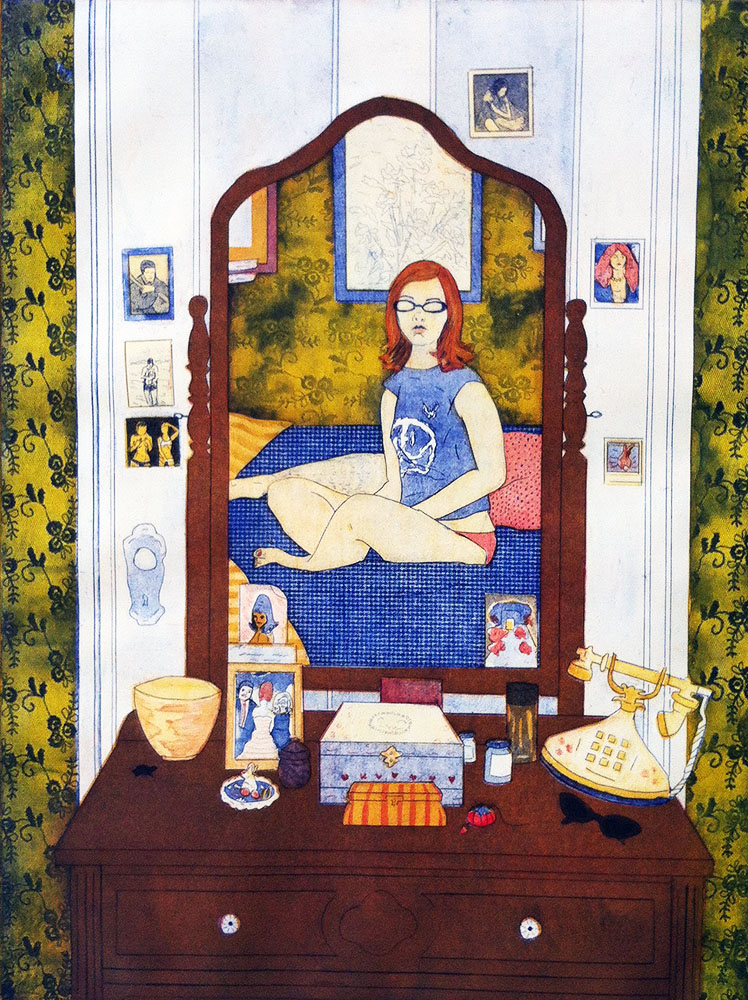 Self portrait with Graham at 27