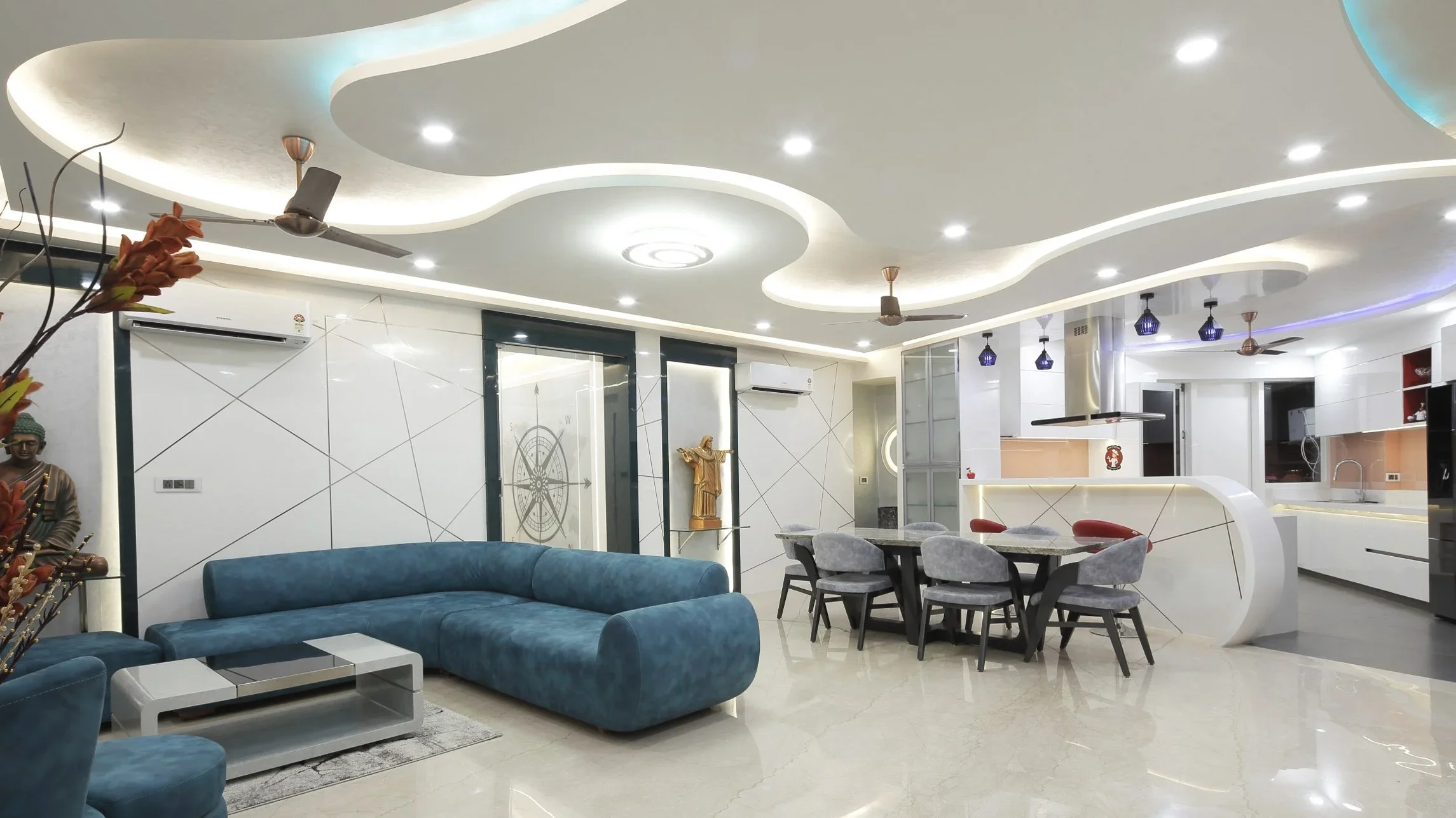 5 BHK Riverfront Apartment at Rivervalley, Hansol, Ahmedabad.