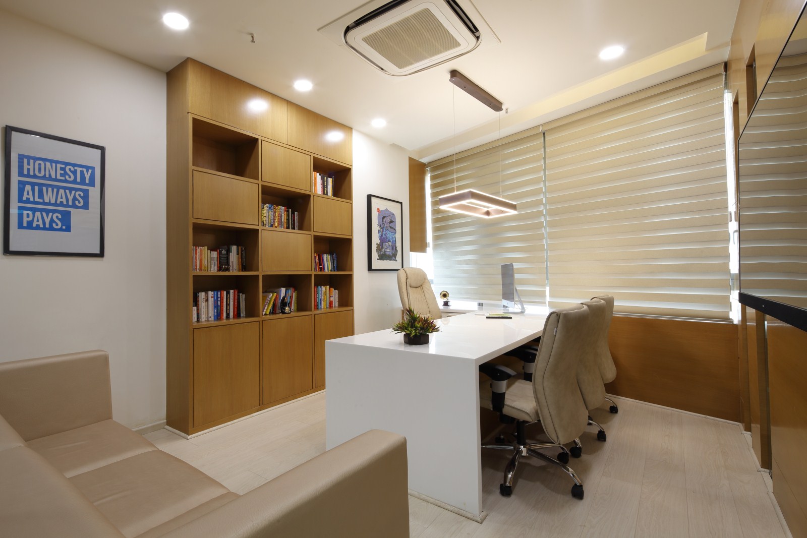 Minimalist Office Interiors For Fundsguru Best Architects