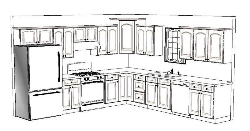 Kitchen design layout #kitchen #design
