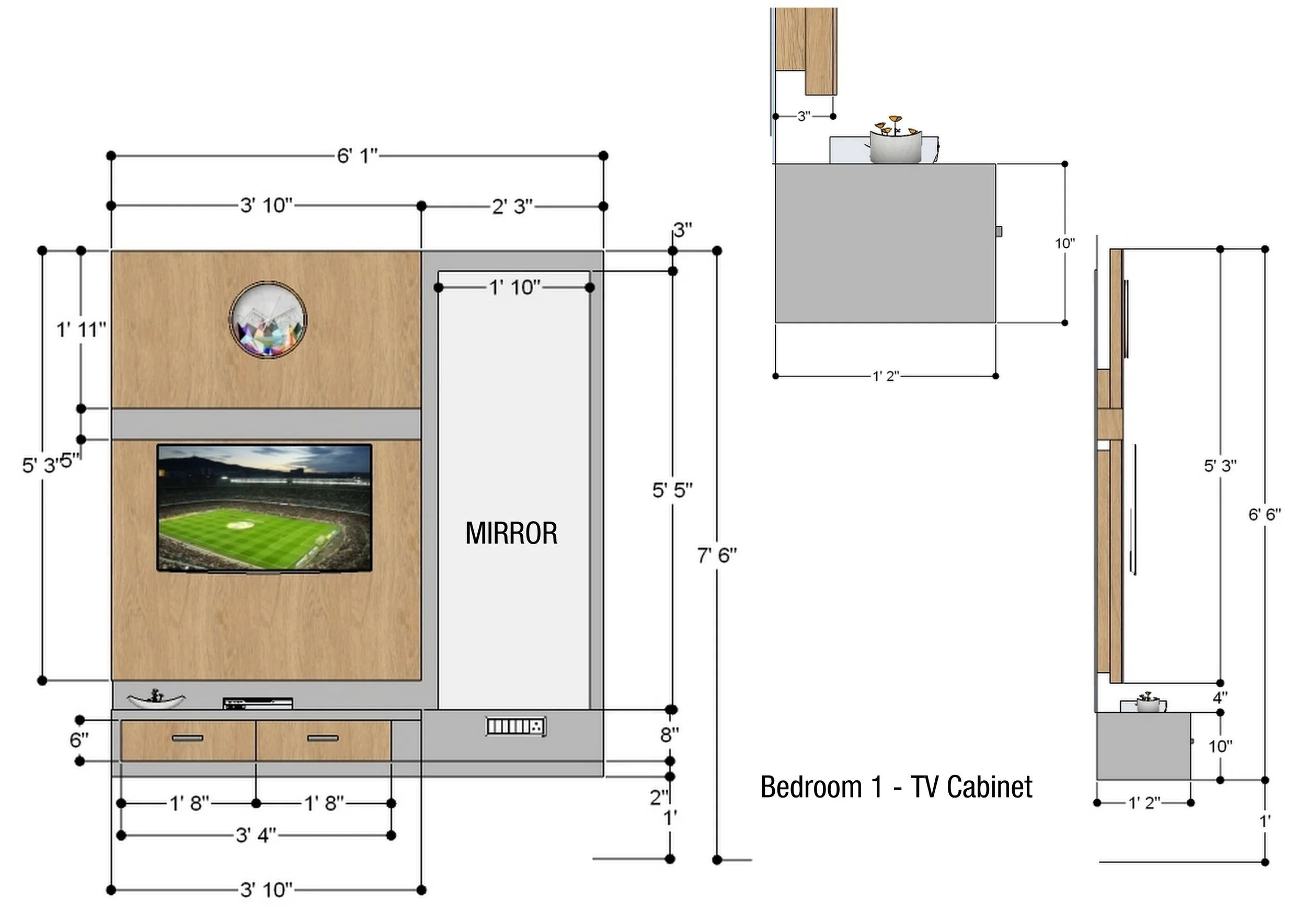Tv Unit Design Details Image To U
