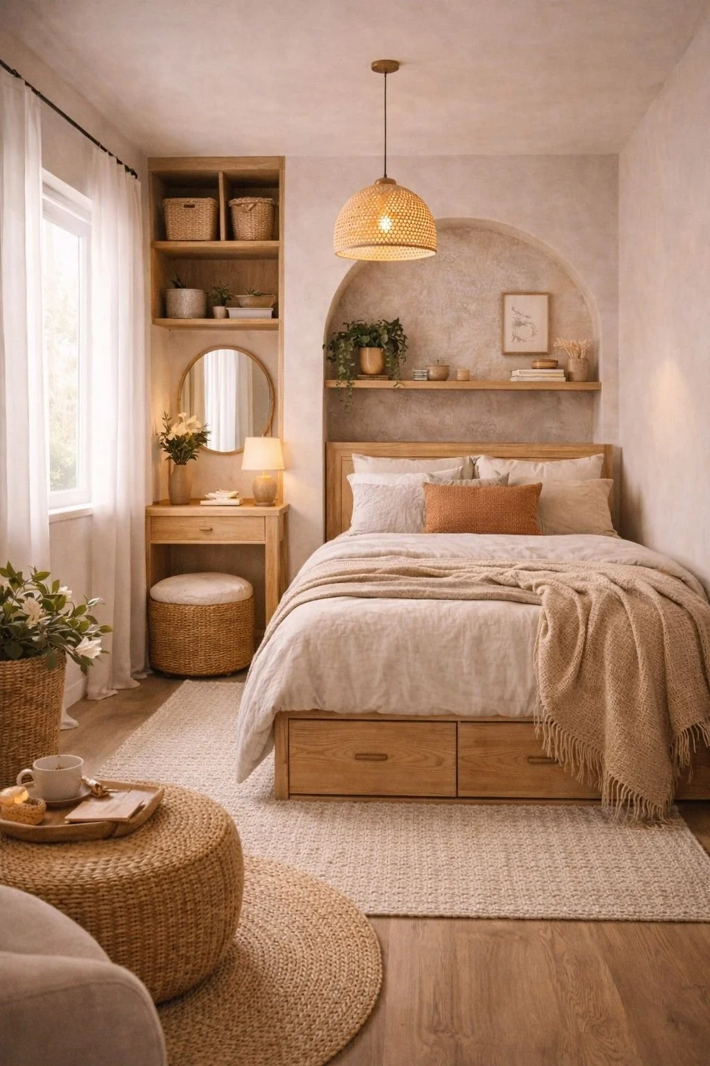 Small Apartment Bedroom decor for couples