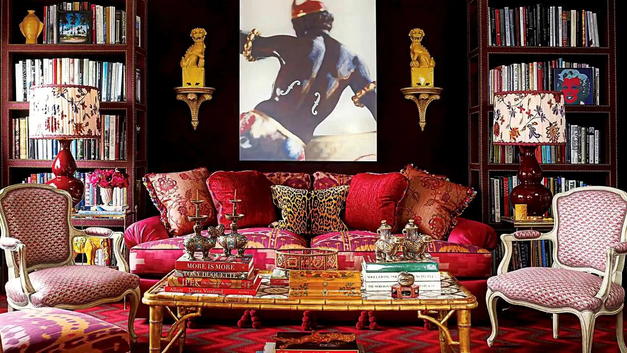 Maximalist interior design