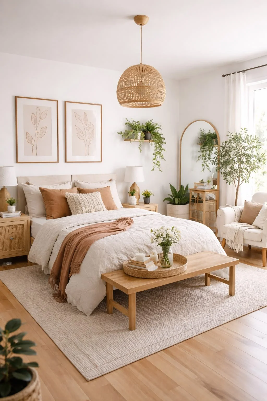 Boho Couple Bedroom decor inspiration