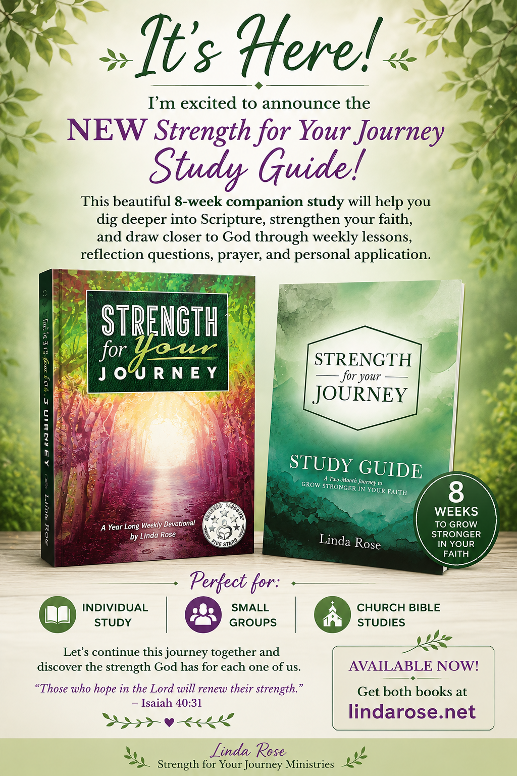 Image of Strength for Your Journey book and Study Guide