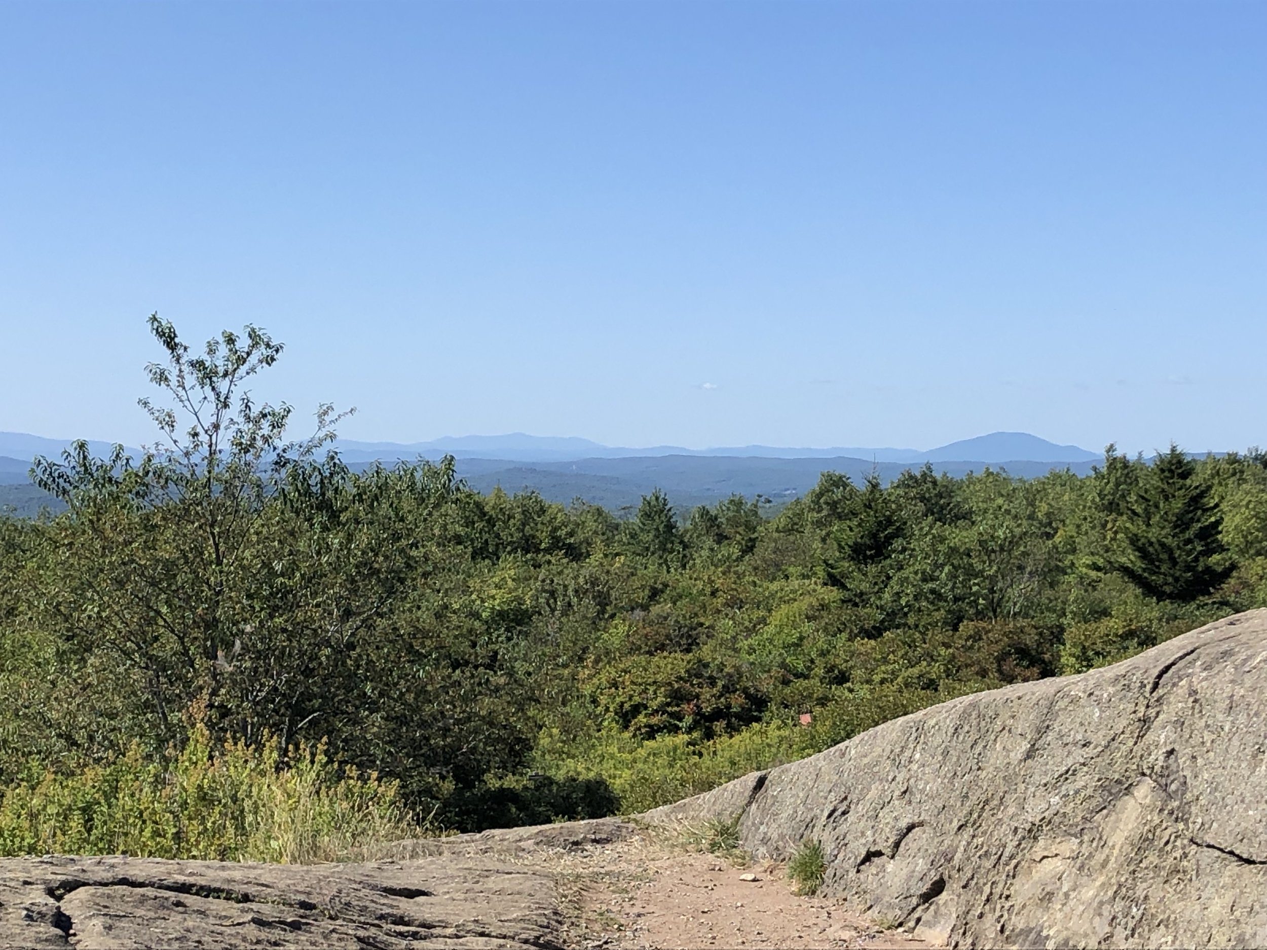 Mount Sunapee to the right in the distance.