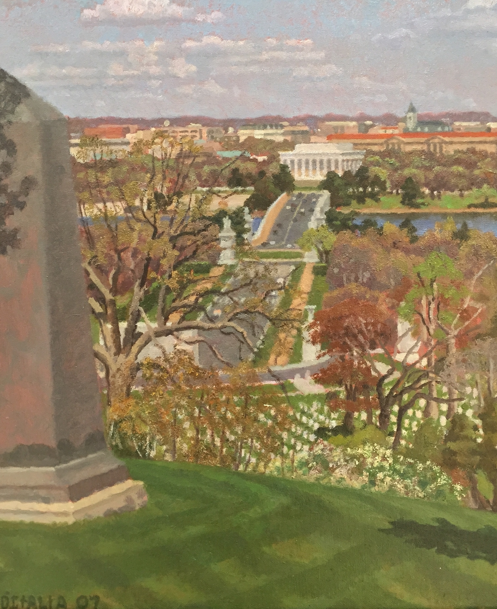 Obelisk and Entrance to Arlington April.JPG