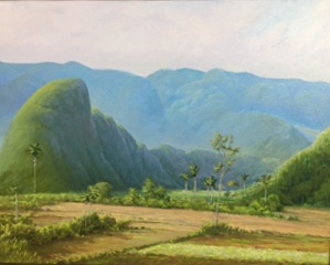 Vinales Valley, Cuba oil on canvas 24x30.JPG