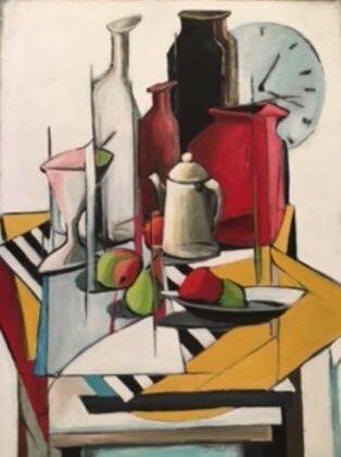 Still Life with Red Vase (Copy)