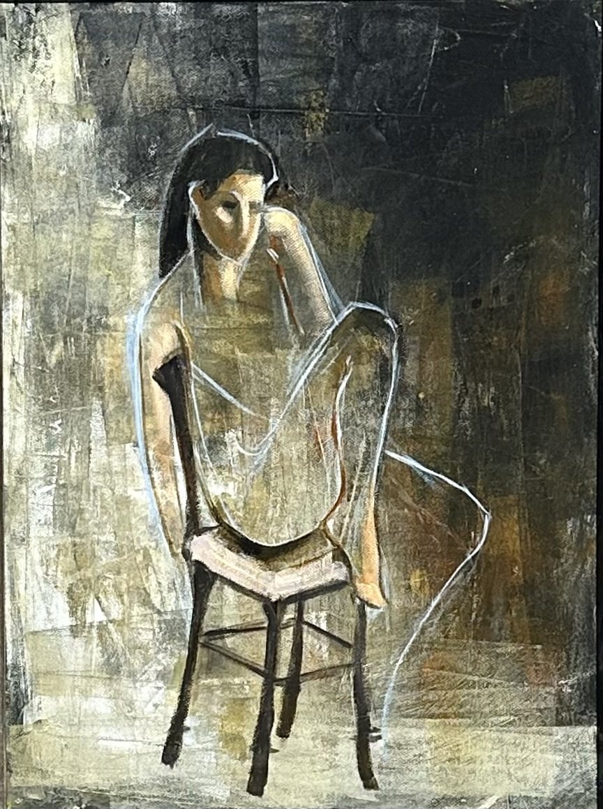 Figure on Chair   