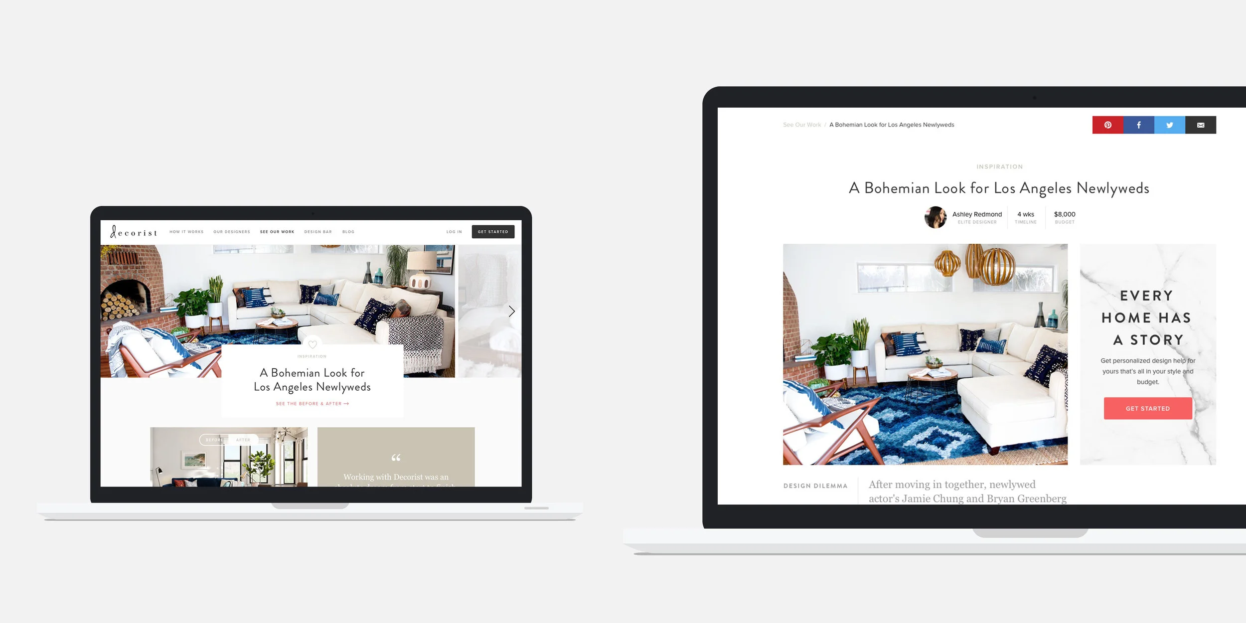 Client projects design