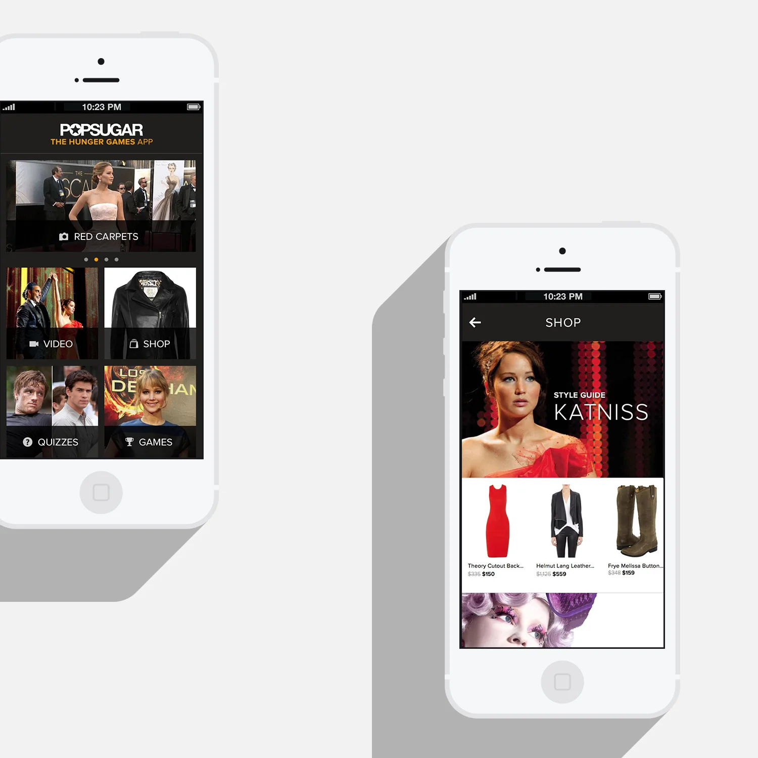 Hunger Games iOS app concept and UX/UI design