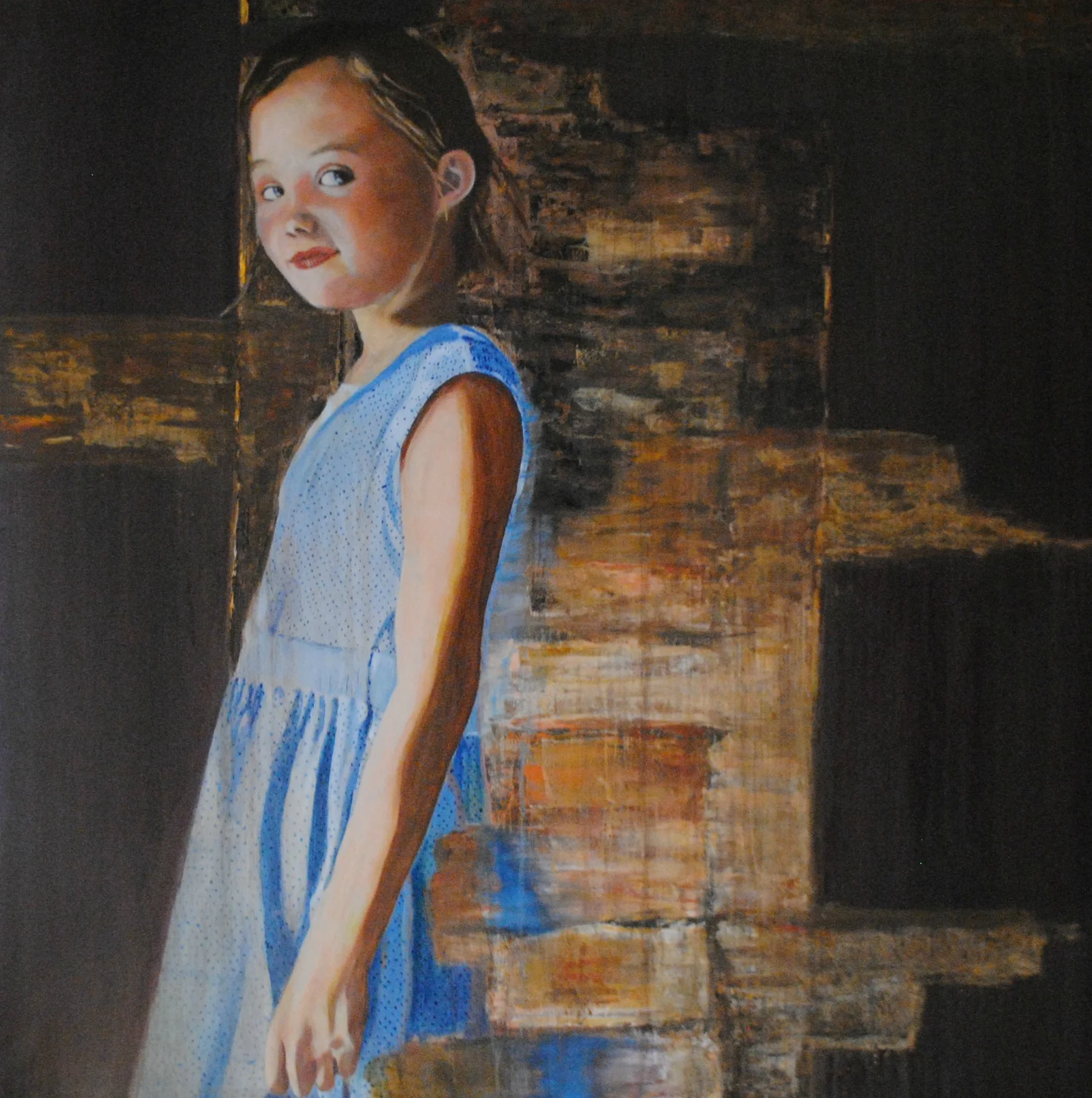 Doorway to Maggie 48x48 Oil On Wood Available