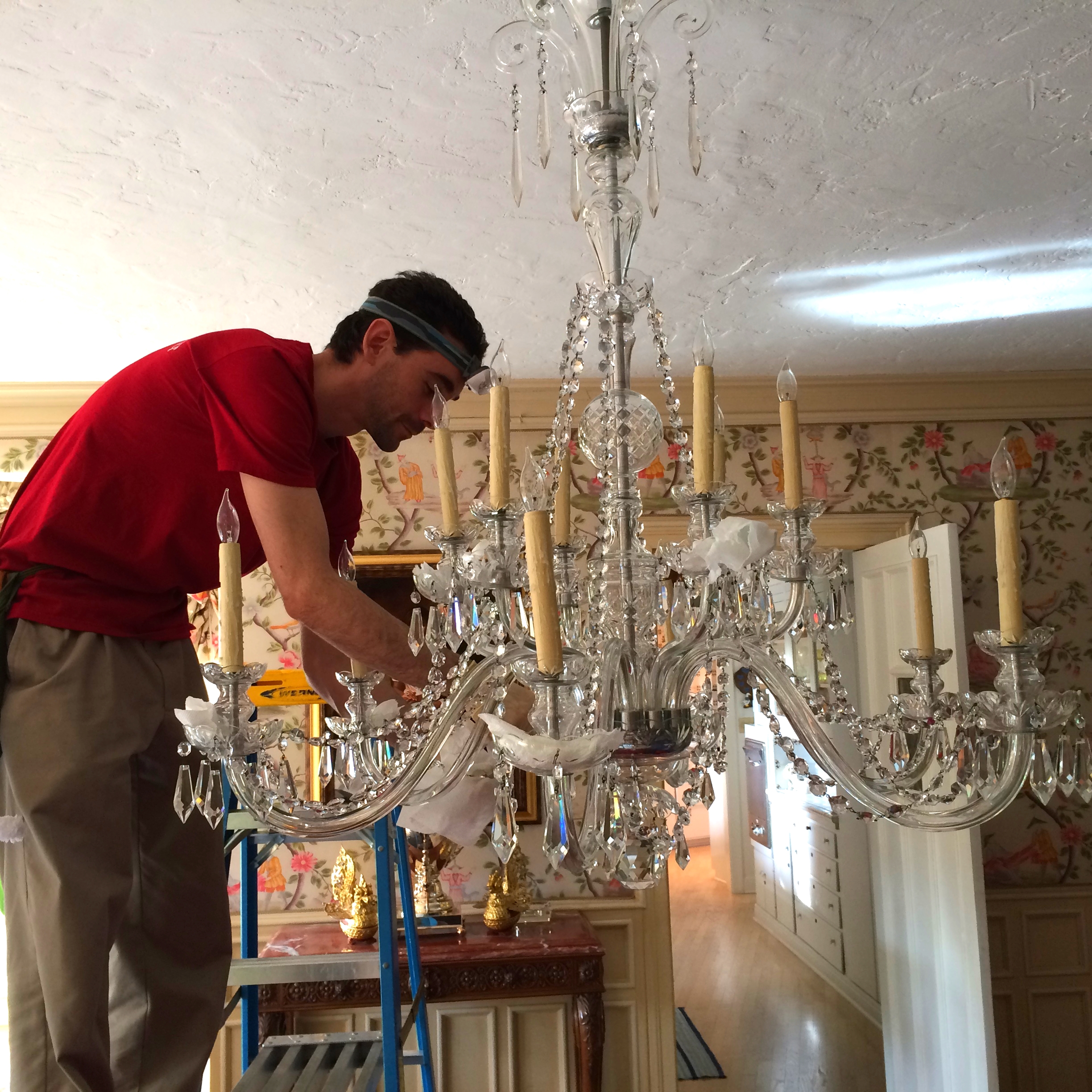 Copy of Antique Crystal Chandelier