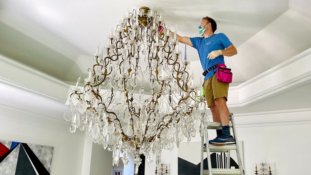Chandelier Cleaning Los Angeles The, Cleaning Chandelier Service