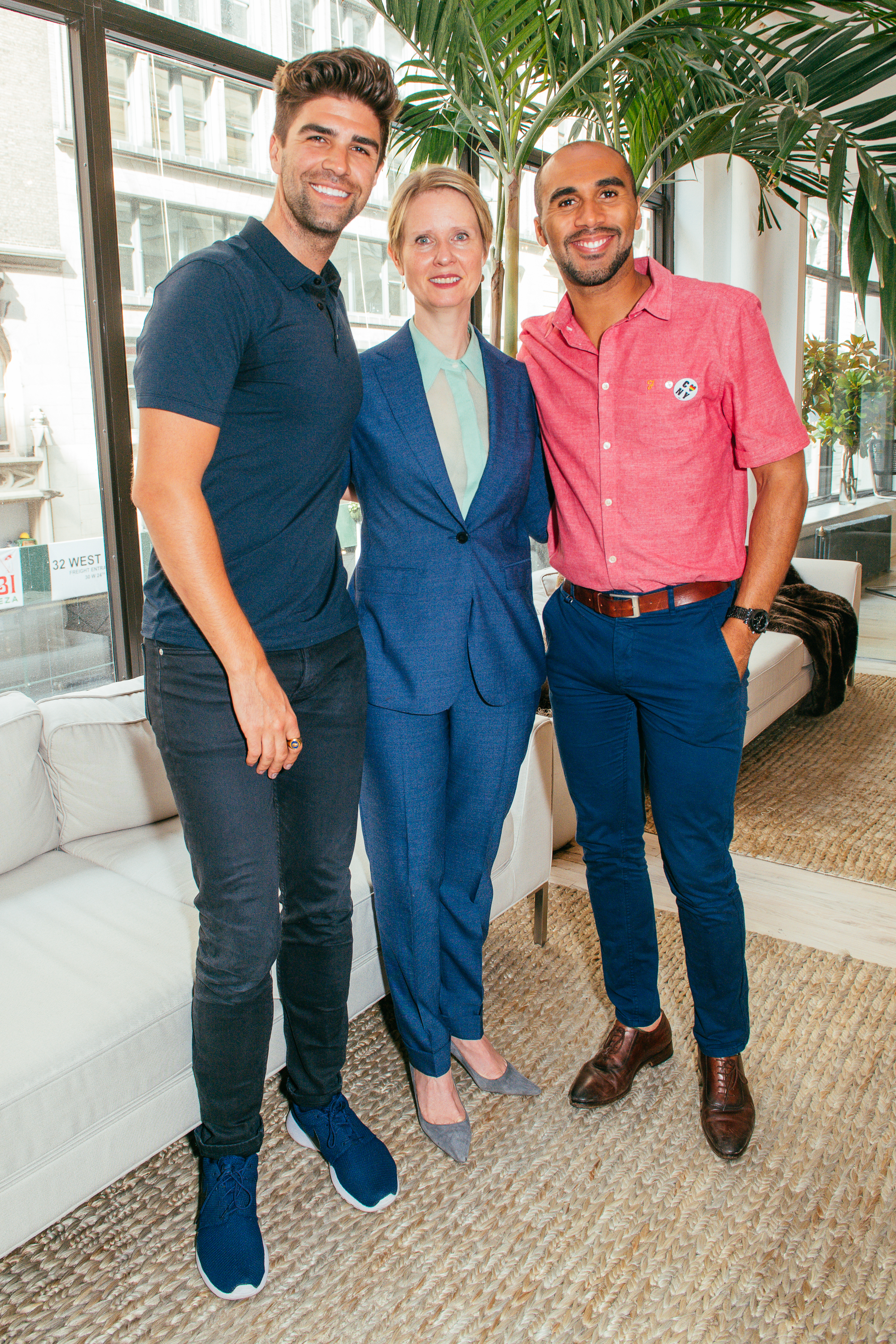  Justin Mikita, Cynthia Nixon, Todd Hawkins 