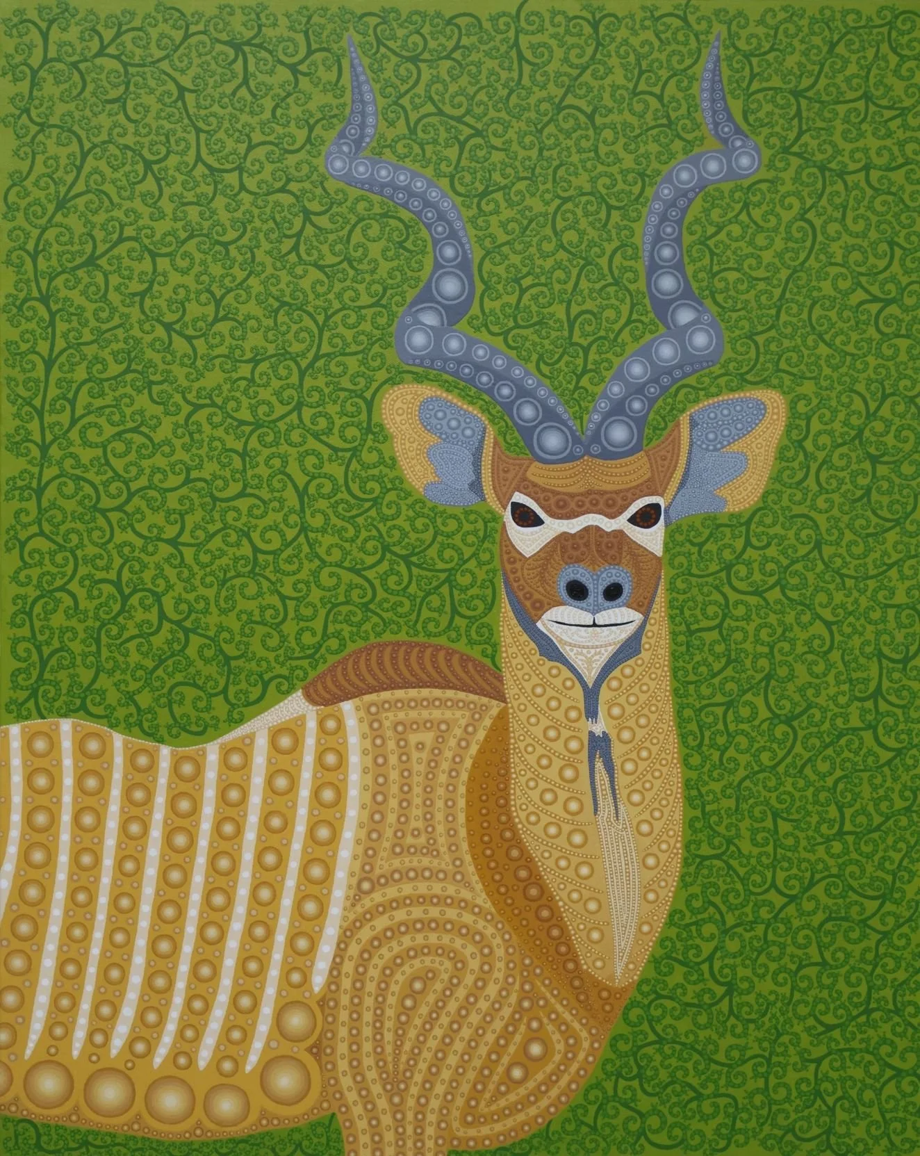 Spiritual Kudu,   Acrylic  24" x 30"
