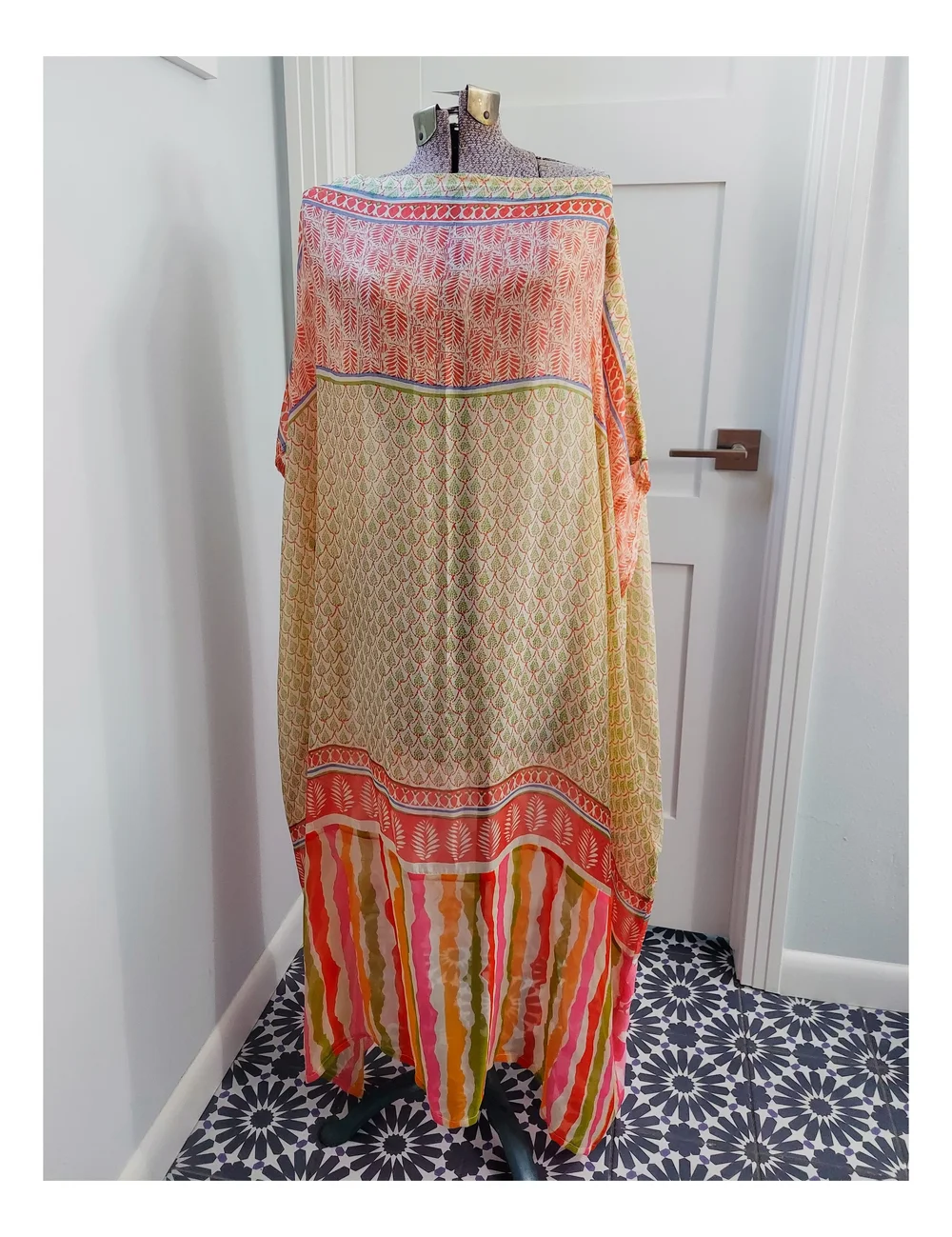open lace back dress Kearny Ruffle Maxi Dress main image 0