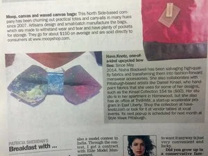 Check us out in the Pittsburgh Post-Gazette's Handmade Here Article: