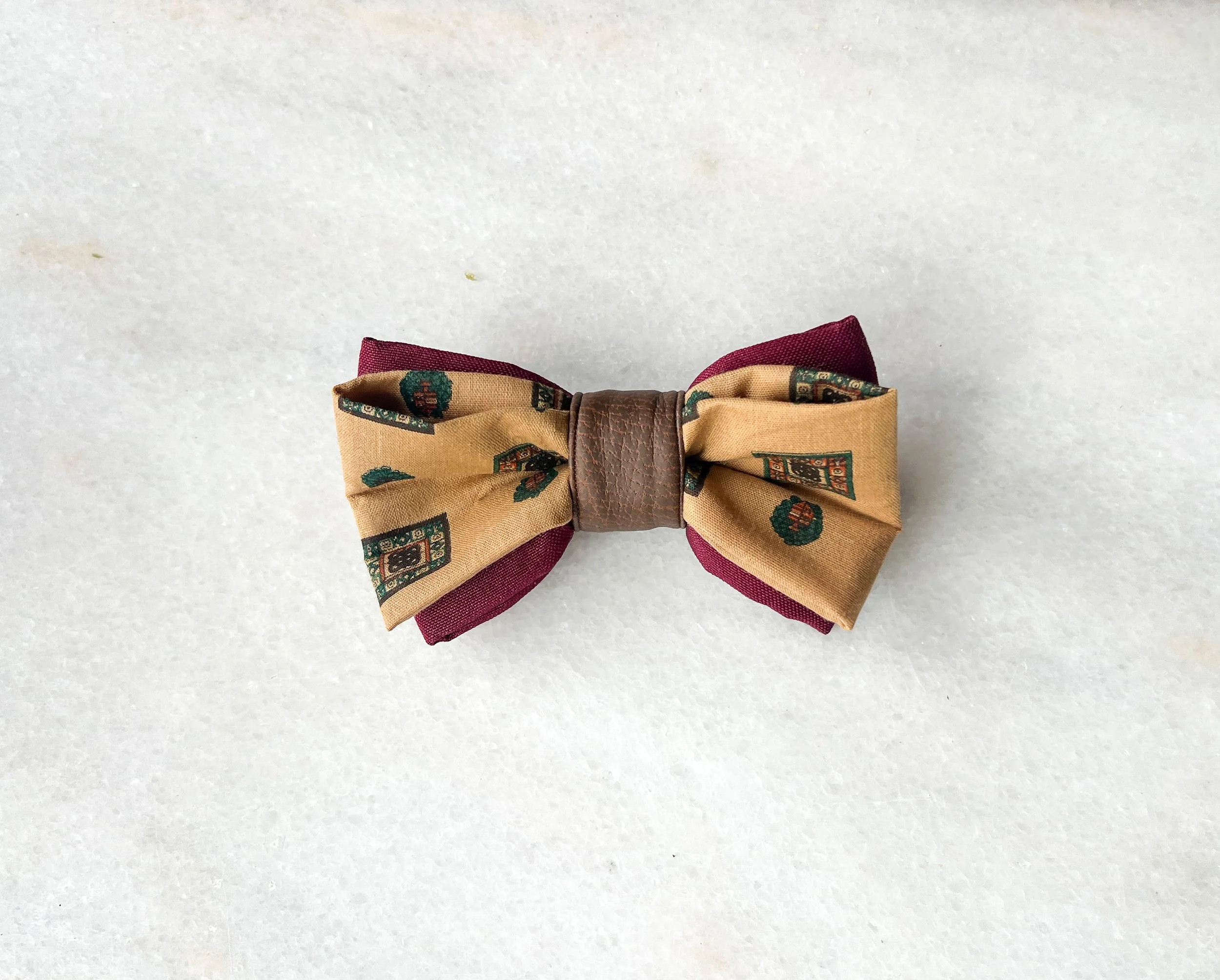Plum Punch Bow Tie Brown Burgundy 2.jpg