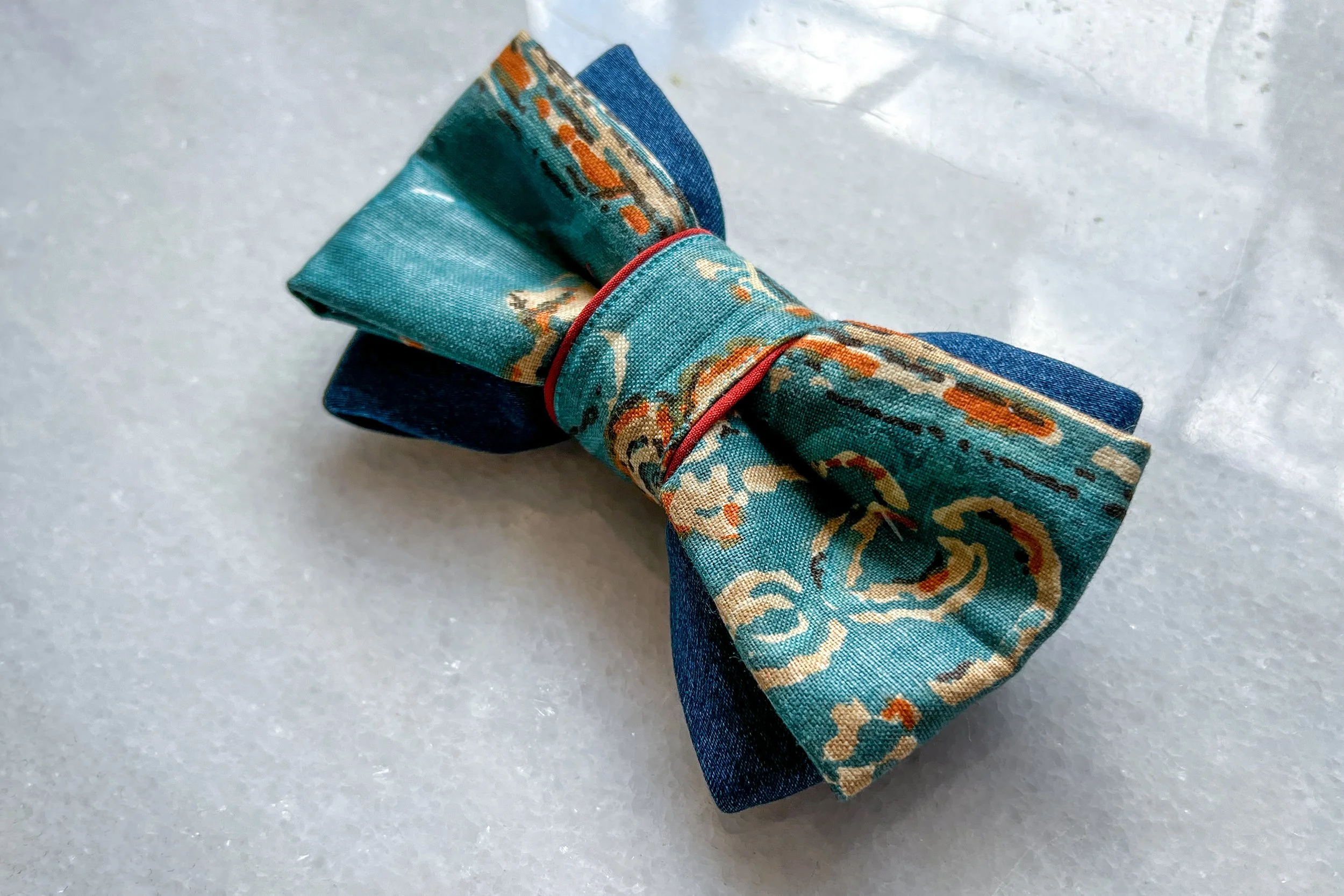 Autumnal Orange teal rust bowties-07.jpg