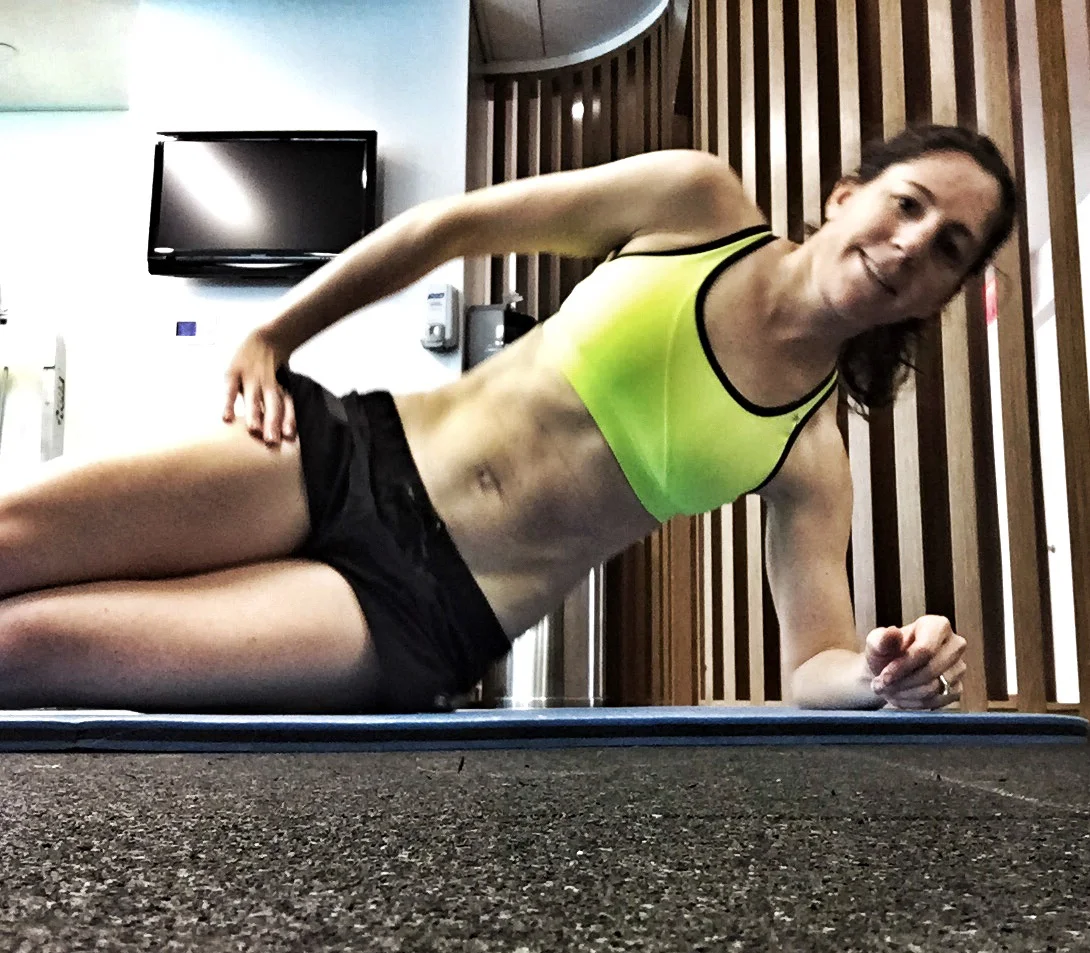 If you want to see real triathlete abs, look at @Caroline_xena's Instagram account. 