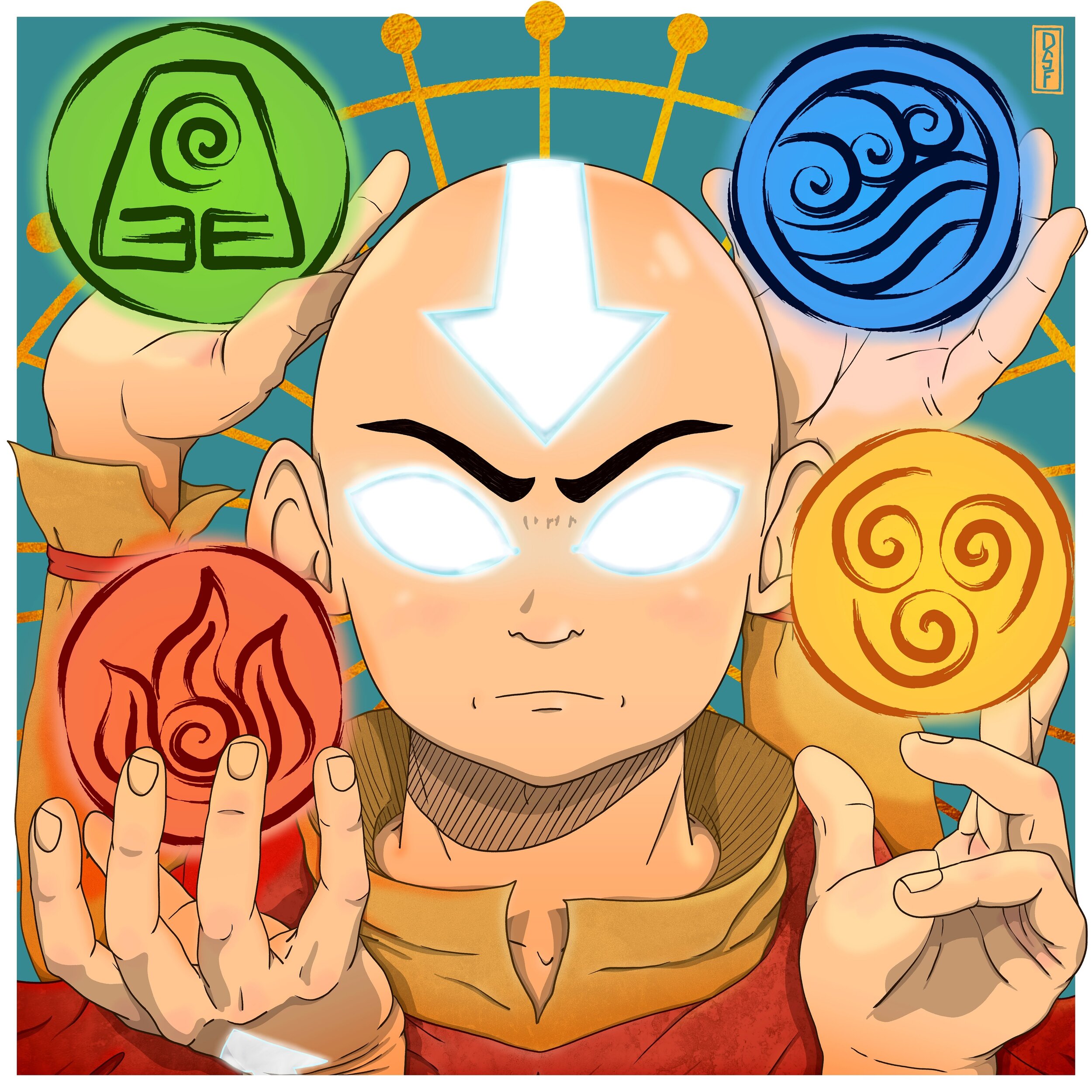 &ldquo;No Avatar is ever the same person. You and the flame change with every moment, every generation. YOU are one flame, and you are many.&rdquo;

I originally did a rough sketch of this piece around 4 years ago, but with the release of the live-ac