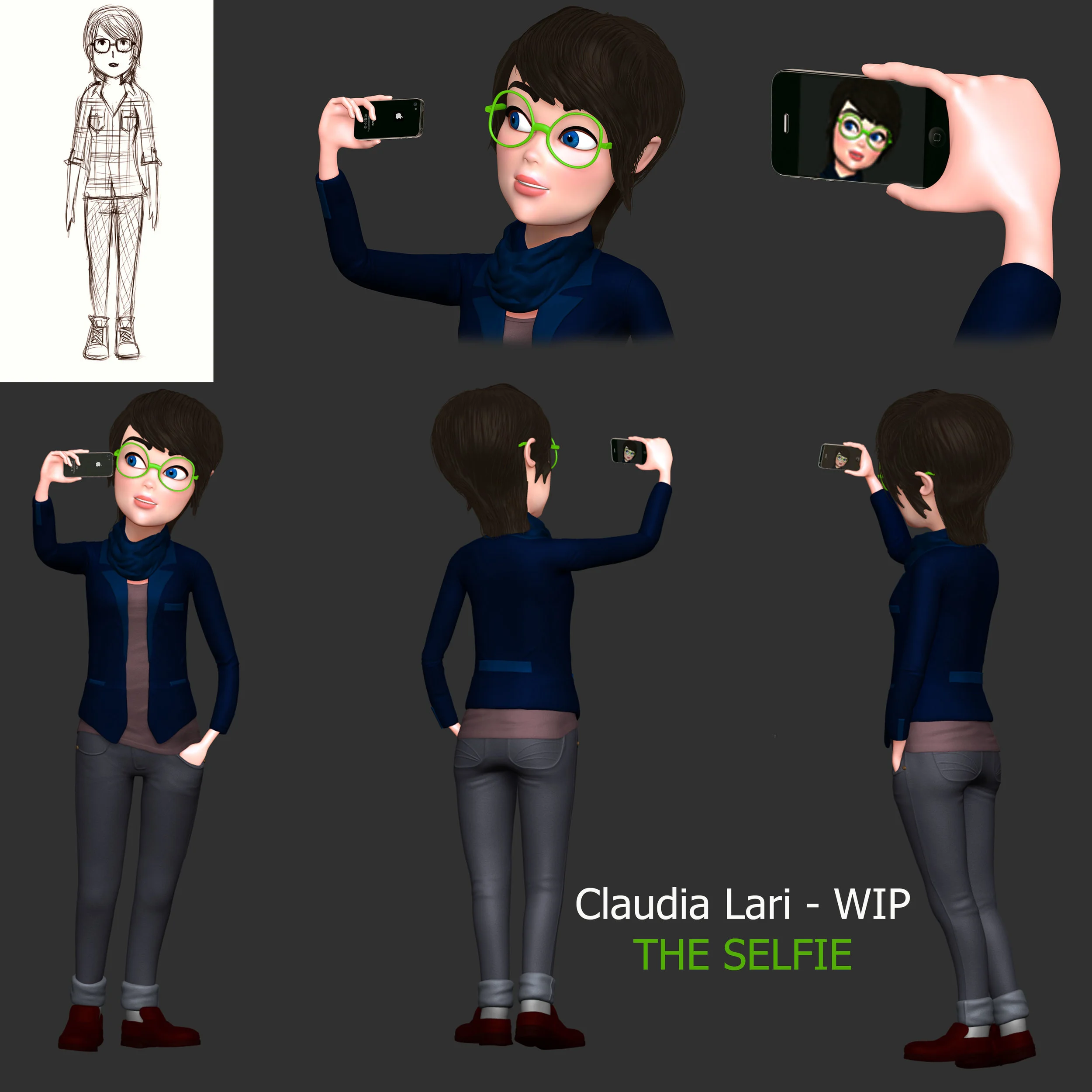 The Selfie - Final Render