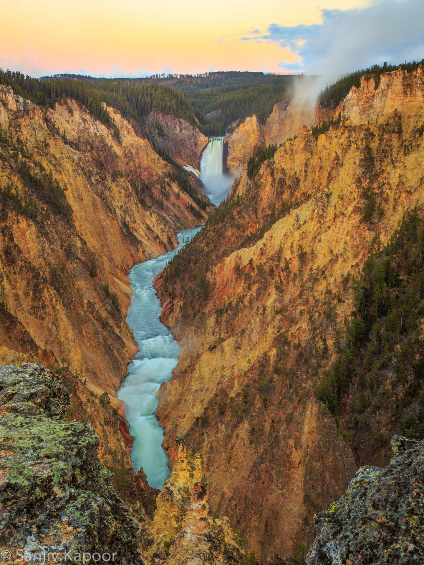 A river runs through it