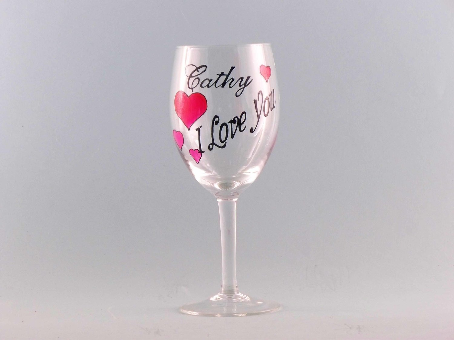 Cute DIY Valentine's Day Gift - Personalized Wine Glasses
