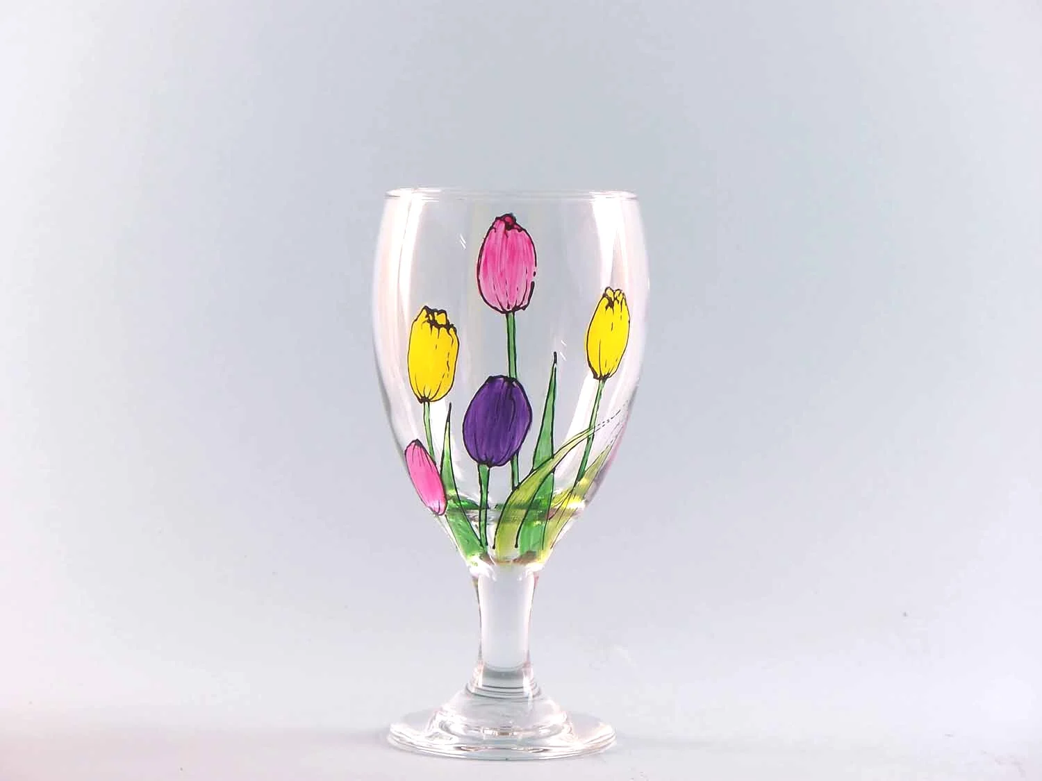 painted_tulip_goblet_glasses